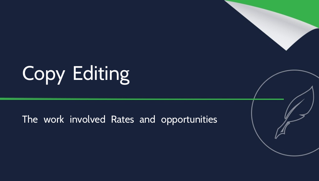 Working as a copy editor: is it worth it?