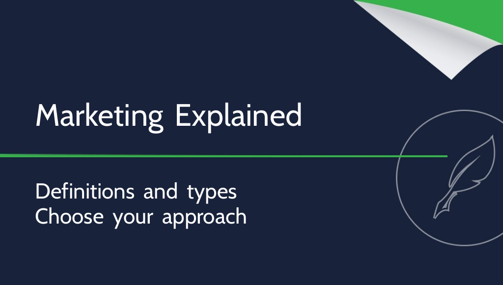 What Is Marketing? Definition and Types