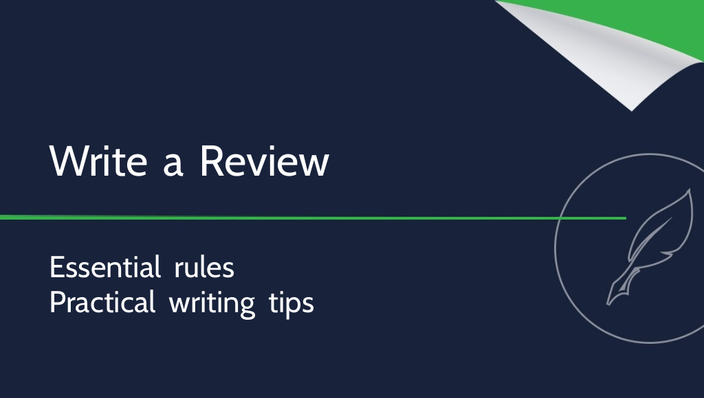 How to Write a Review: The Essential Rules